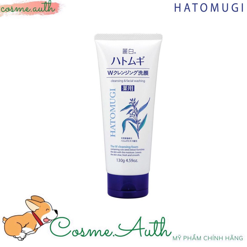 Sữa Rửa Mặt Hatomugi Naturie Hạt Ý Dĩ Nhật Bản
