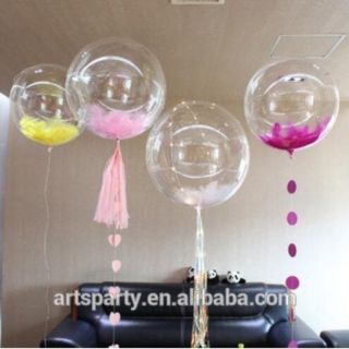 Bóng BoBo trong suốt 36 inch trang trí đám cưới sinh nhật