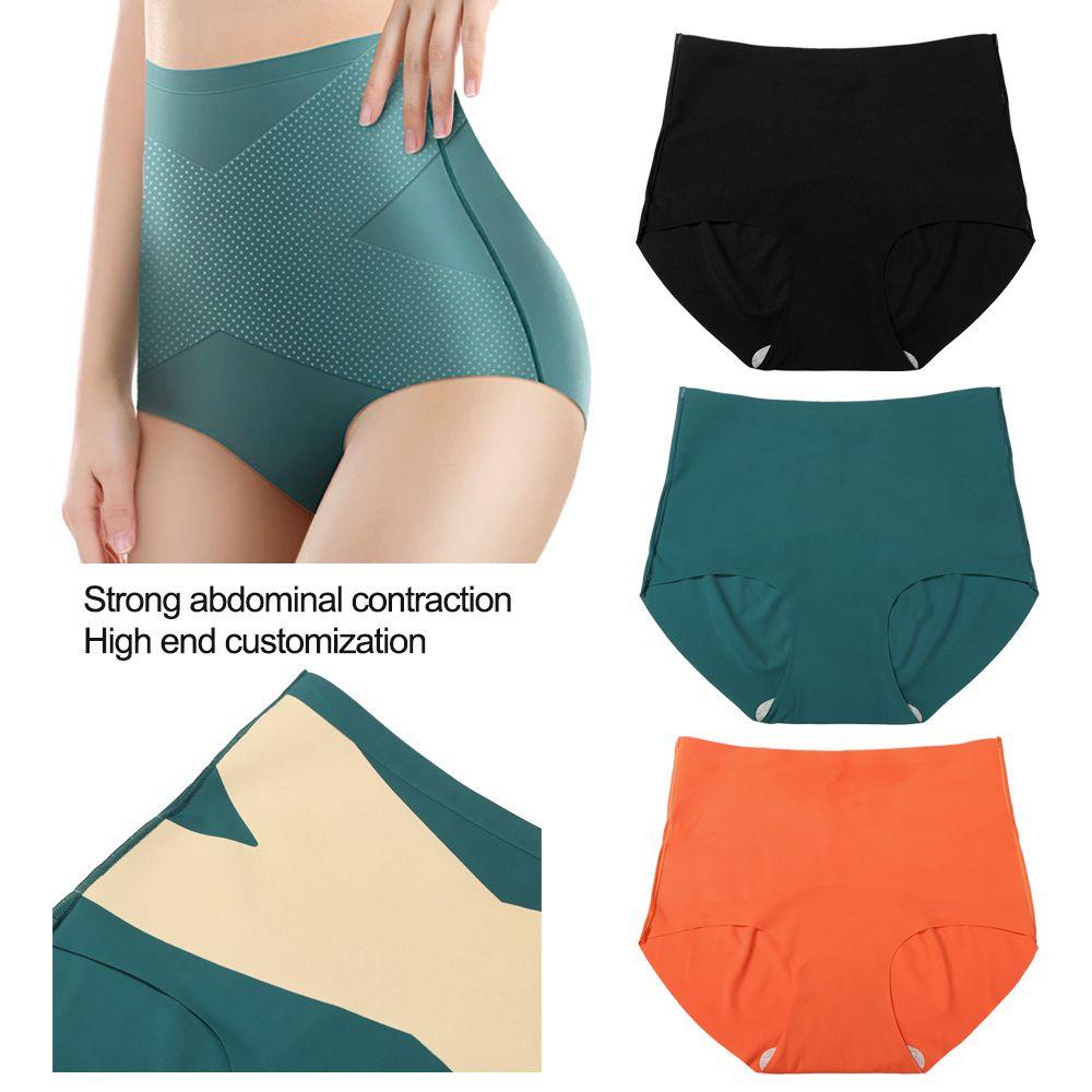 Quần Lót Màu Sắc Trơn Bằng Lụa Lạnh Không Đường May Cho Nữ