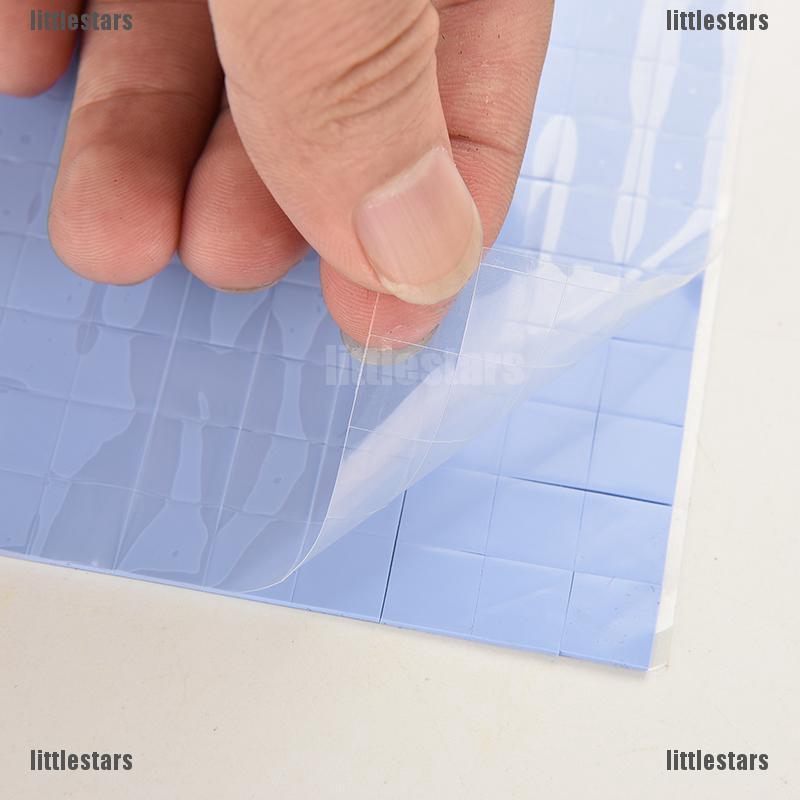 100 Miếng Dán Silicon Dẫn Nhiệt Dày 1mm Cho chip Tản Nhiệt chip 10x10cm