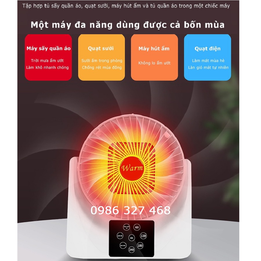 Tủ Sấy Quần Áo, Máy Sấy Quần Áo- Đa Năng SẤY- SƯỞI- HÚT ẨM- QUẠT MÁT- Diệt Khuẩn Khử Mùi