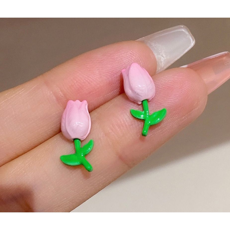 [HOT]  BÔNG TAI KHUYÊN TAI HÌNH HOA TULIP XINH XẮN ĐÁNG YÊU DỄ THƯƠNG PHONG CÁCH HÀN QUỐC NGỌT NGÀO THỜI TRANG 223BT092