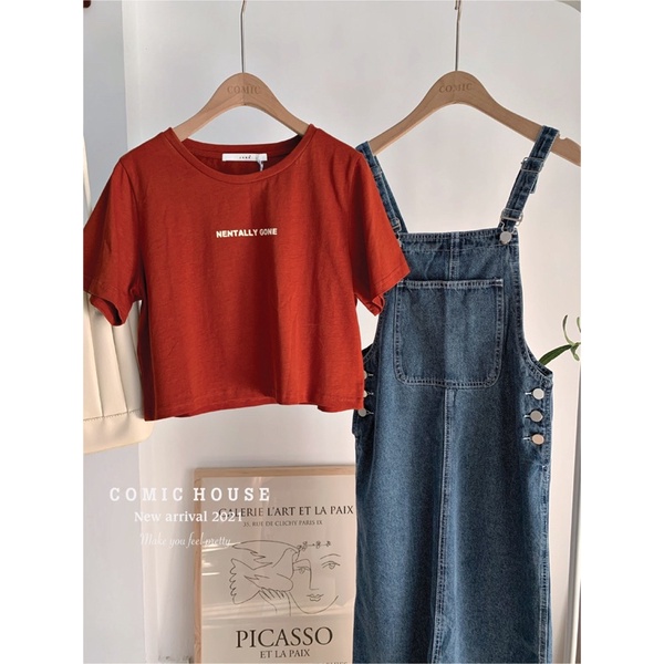 Yếm váy Jean urban Comic | BigBuy360 - bigbuy360.vn