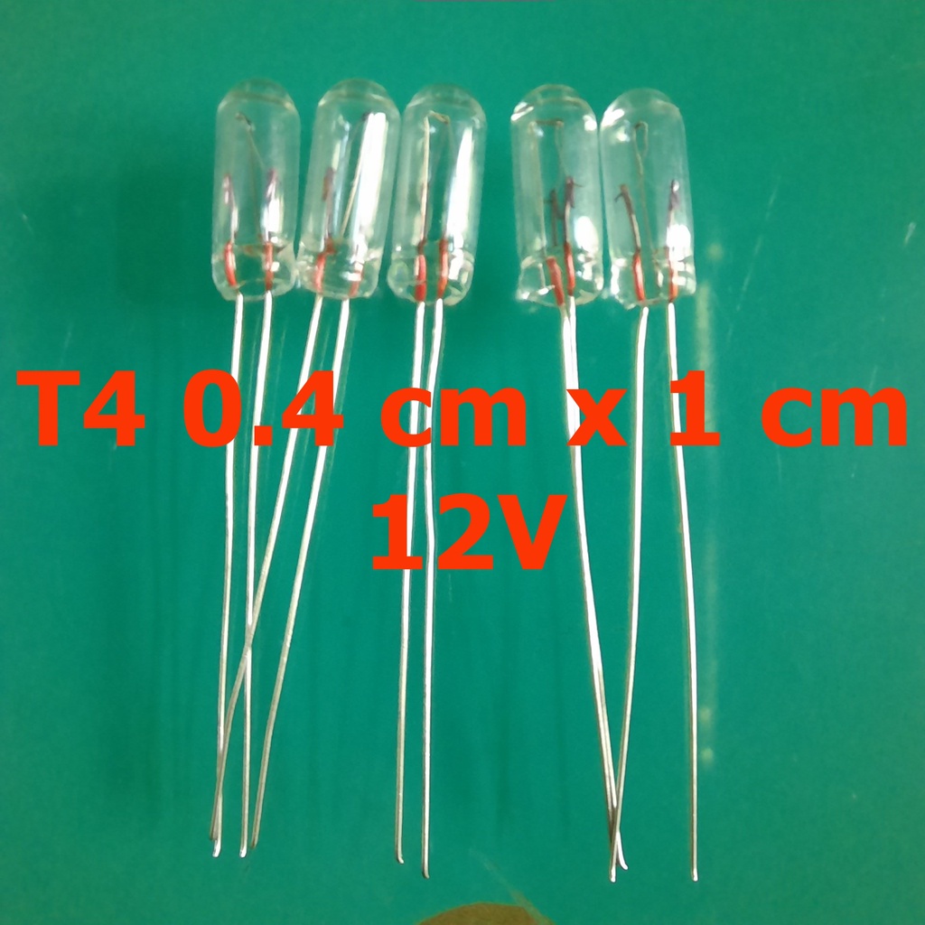 Bộ 5 Bóng Đèn Sợi Đốt Edison 12V, 24V