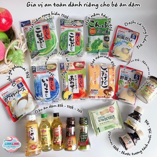 Hạt nêm ăn dặm, gia vị ăn dặm an toàn cho bé từ 6 tháng: nêm tảo bẹ, nêm rong biển, nêm nấm, nêm rau củ, nêm bò, phomai