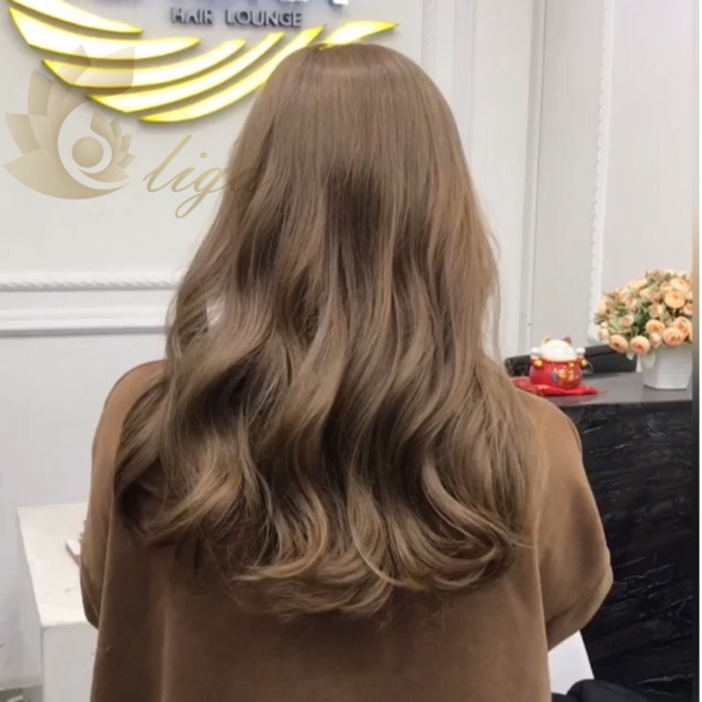 thuốc nhuộm tóc nâu tây lạnh + tặng oxy trợ dưỡng - mikeche.hair