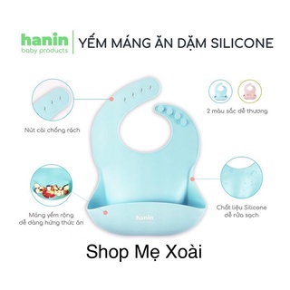 Yếm máng ăn dặm silicon cho bé, tiện lợi, an toàn, không mùi, dễ vệ sinh
