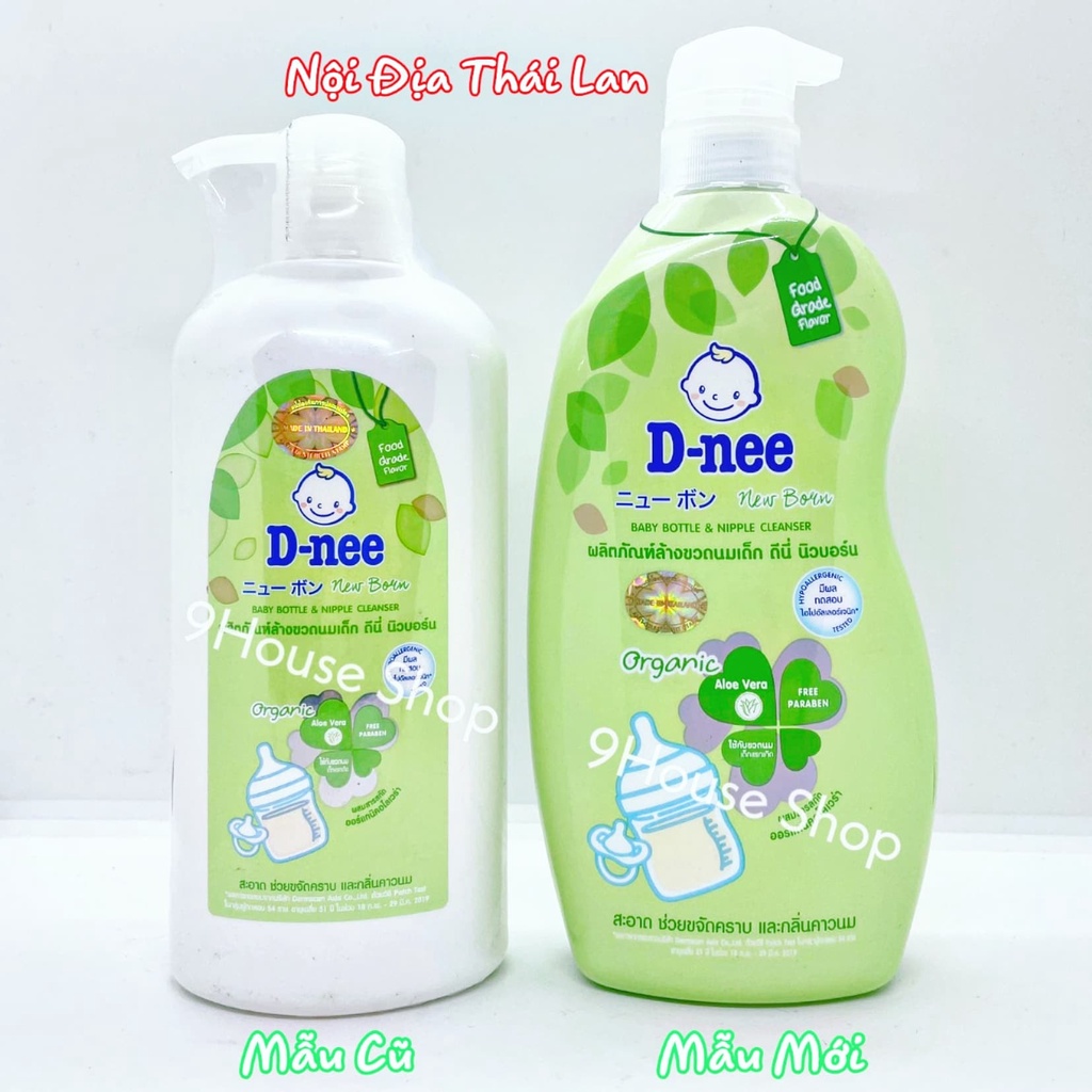 01 Chai Nước Rửa Bình Sữa D-nee ORGANIC Thái Lan 620ml