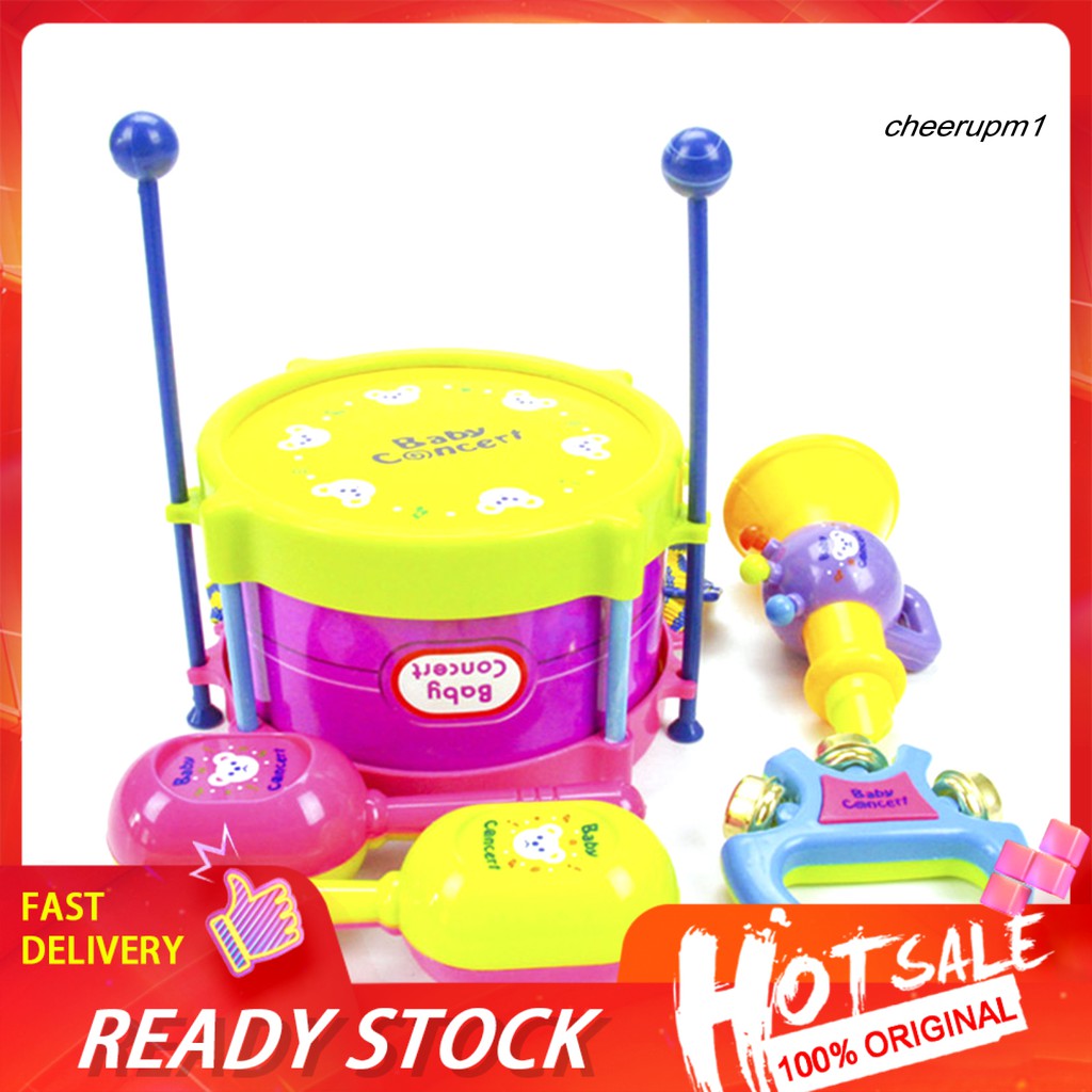 Bộ Trống Đồ Chơi 5 Cái Cho Trẻ Em