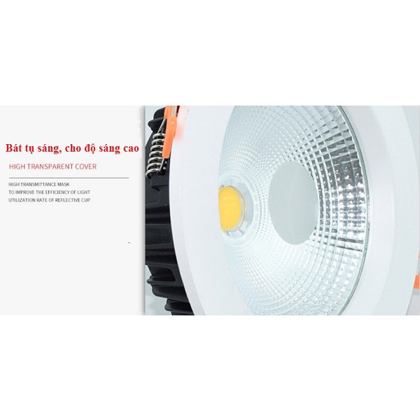 Đèn Led âm trần Chíp COB 9W | BigBuy360 - bigbuy360.vn