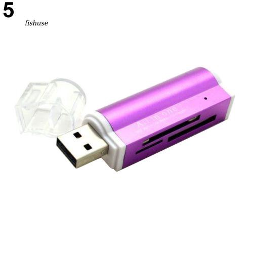 Đầu đọc thẻ nhớ SD TF MMC SDHC tốc độ cao có cổng USB 2.0 | BigBuy360 - bigbuy360.vn