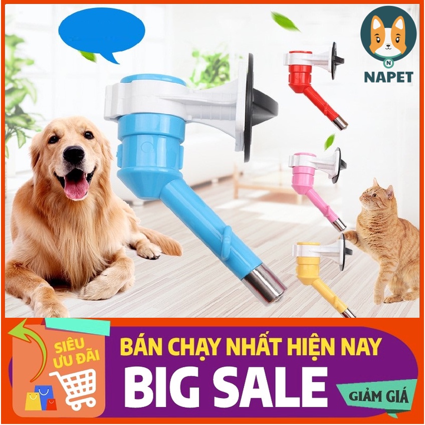 Vòi nước gắn chuồng chó thiết kế tiện lợi, sạch sẽ làm từ chất liệu nhựa cao cấp, an toàn