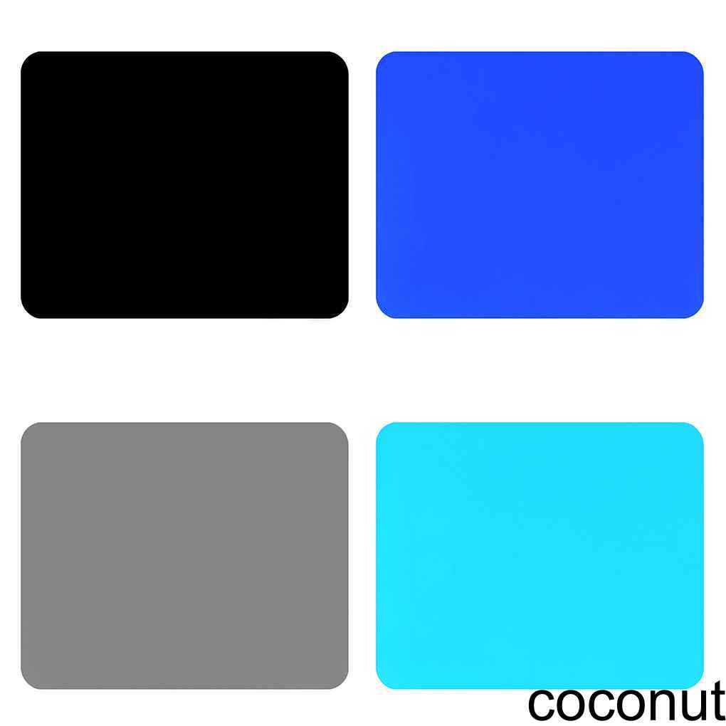 [Coco] Solid Color Ultra Thin Student Fabric Gaming Mouse Pad Colorful Mat Tasteless Non Slip Gift