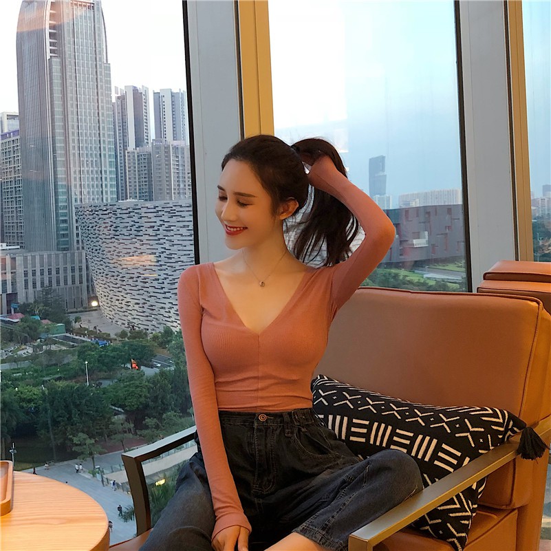 áo LEN cỔ V QUẢNG CHÂU ORDER MÃ 6525 | BigBuy360 - bigbuy360.vn