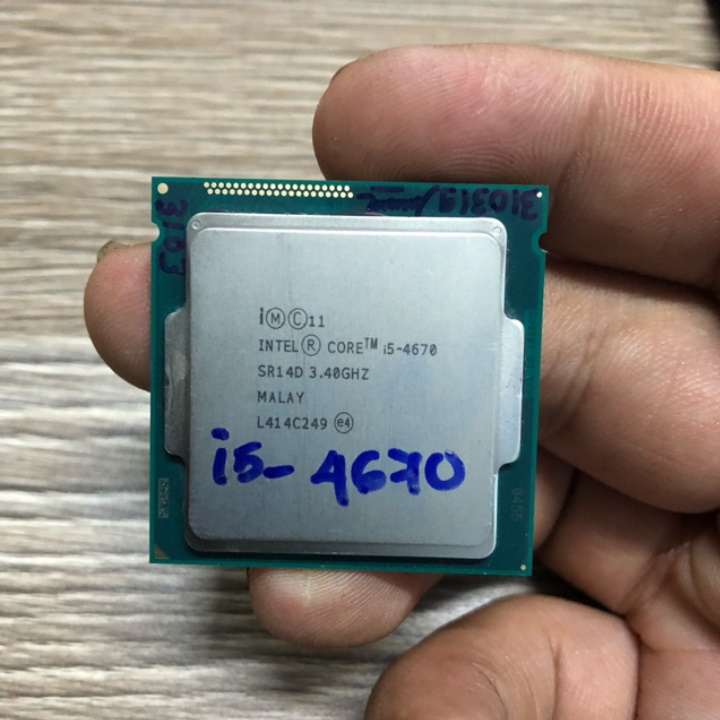 Bộ vi xử lý Intel CPU Core i5-4670 3.40GHz ,84w 4 lõi 4 luồng, 6MB Cache Socket Intel LGA 1150 (Giá Khai Trương)