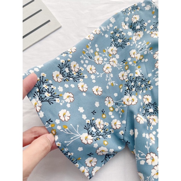 Jumpsuit hoa xanh (Tibi)
