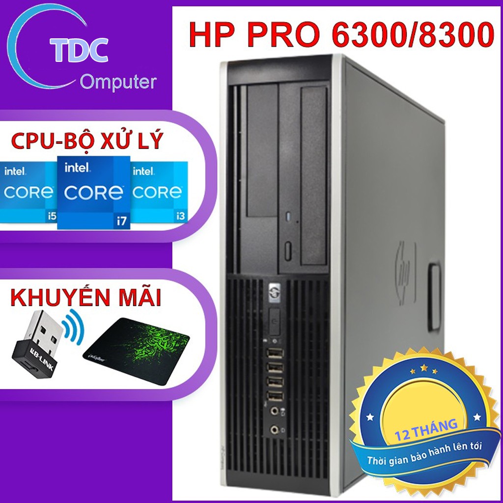 PC Văn Phòng Giá Rẻ☀️ Máy Tính Văn Phòng Giá Rẻ - HP Pro 6300/8300 ( CPU Core I3 I5 I7 )  - Bảo Hành 12T.
