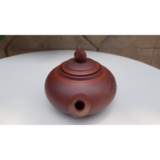 Bộ Ấm Chén Trúc Đào Tử Sa Bát Tràng
