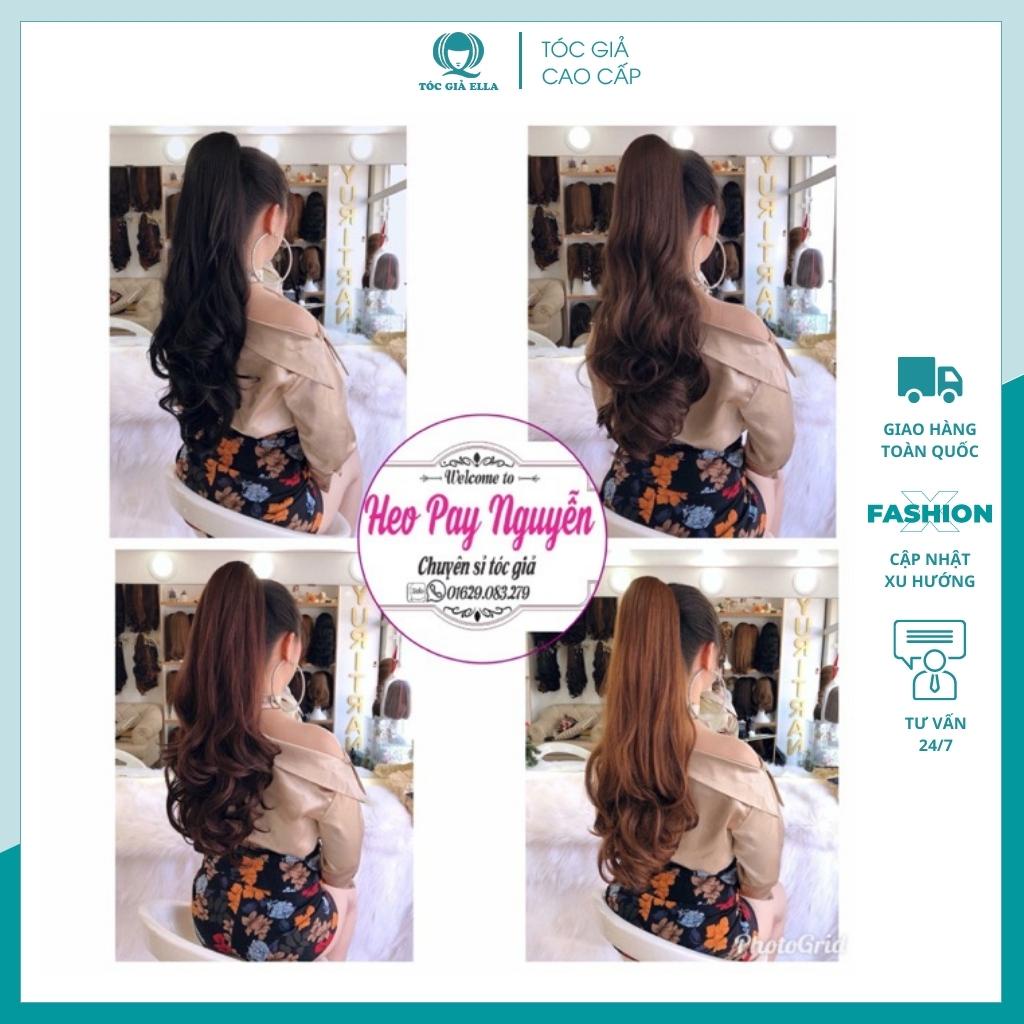 Tóc giả đẹp ❤️FREESHIP❤️ Tóc giả ngoặm xoăn đuôi 60cm