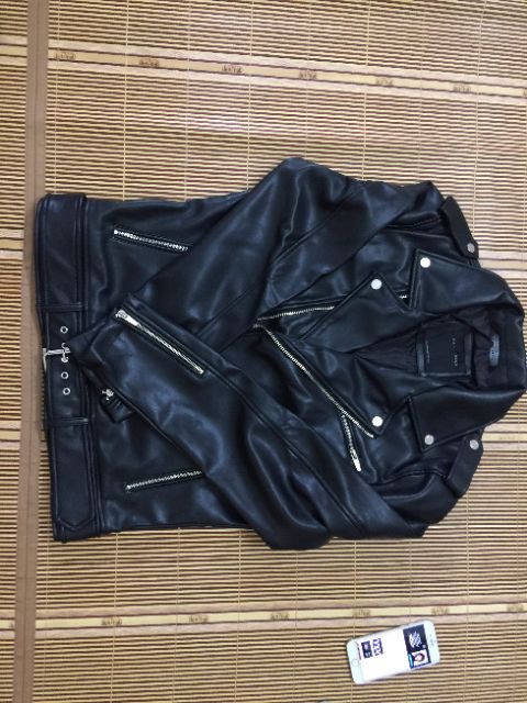 ÁO LEATHER BIKER JACKET