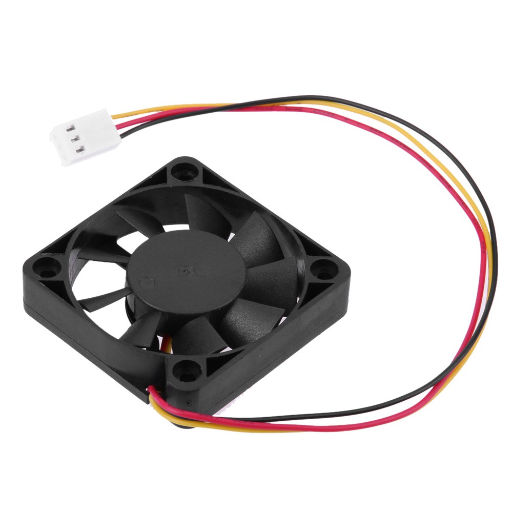 1/2 quạt tản nhiệt làm mát CPU 3 chấu DC 12V kích thước 50 x 50 x 10mm tiện dụng cho máy tính PC