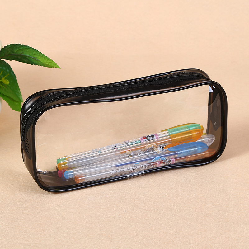 Hộp đựng bút bằng nhựa PVC trong suốt có khóa kéo