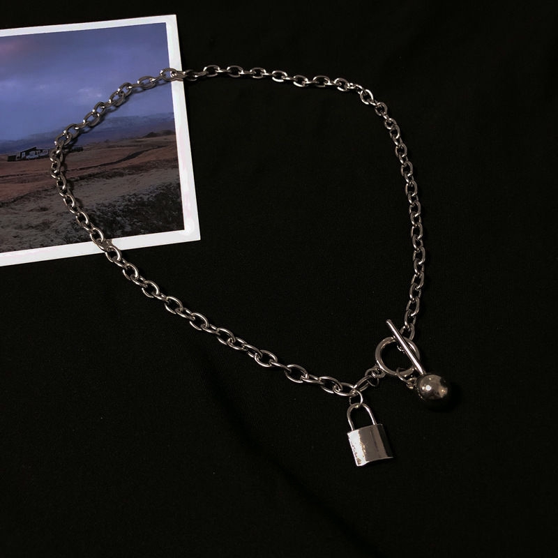 Dây Chuyền Thép Titan Mặt Hình Ổ Khóa OT 22368 Thời Trang