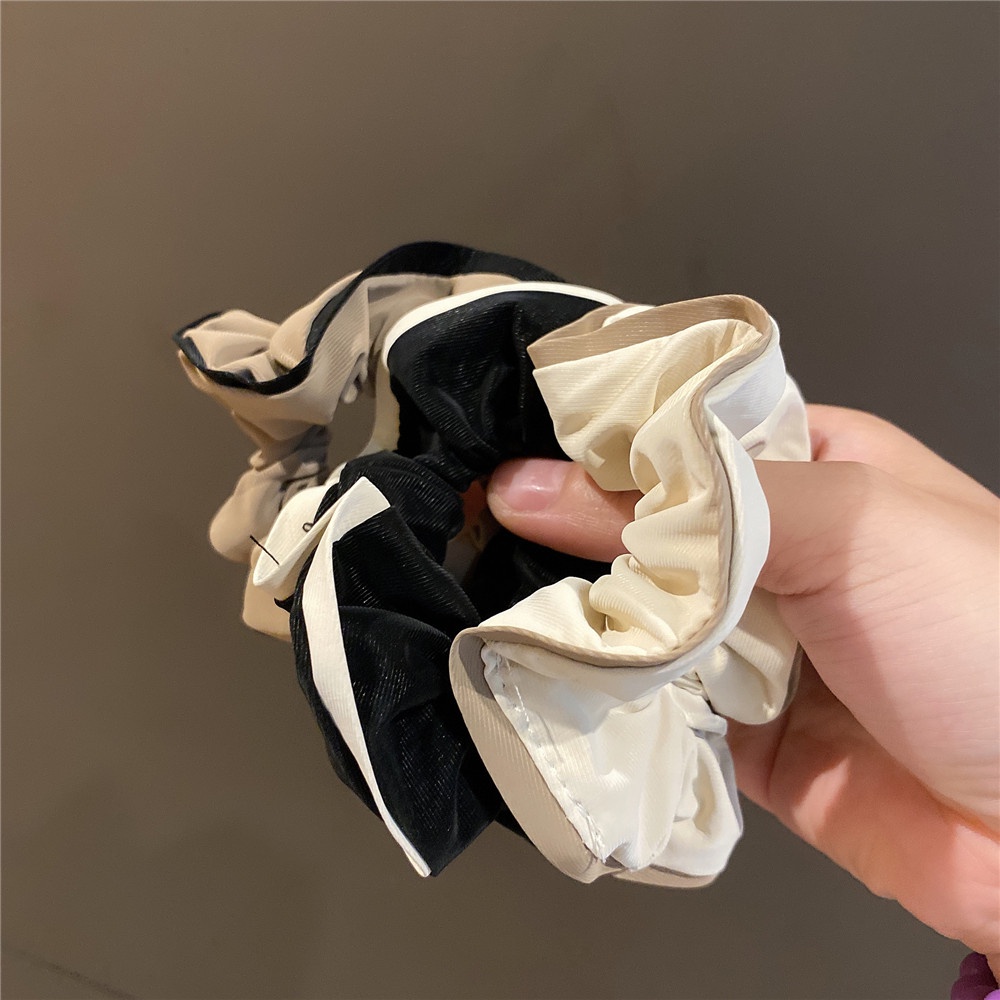 1 dây buộc tóc cao su phong cách retro đơn giản cho nữ