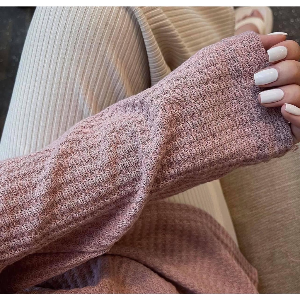 Áo sweater  Áo dài tay nữ PHULA 4 màu thun thu đông phong cách Hàn Quốc Ulzzang ĐEN TRẮNG HỒNG XANH tiểu thư sang chảnh