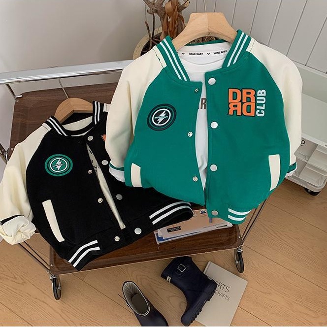 Áo Khoác Bóng Chày Phong Cách Hàn Quốc Thời Trang Mùa Thu 2022 Dành Cho Bé Trai