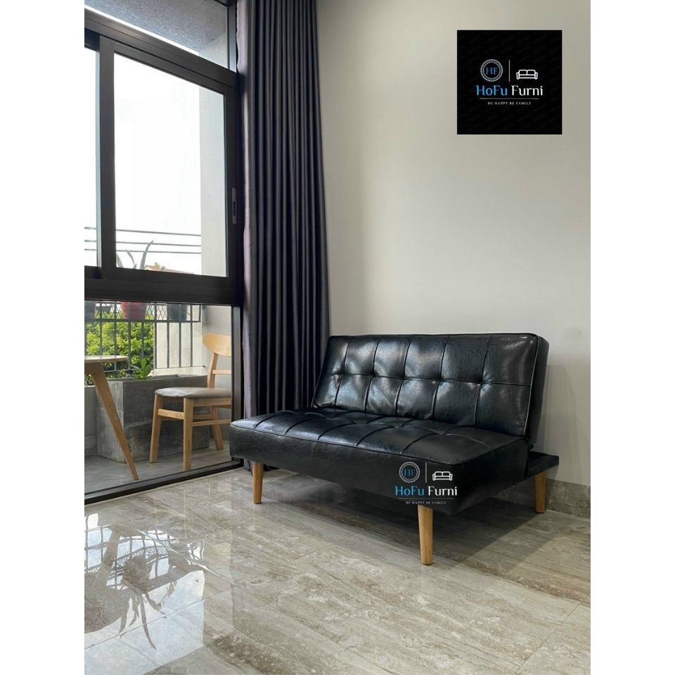 Sofa mini size 1m2 thương hiệu HOFU FURNITURE với 3 chức năng và chân inox lắp ráp tiện lợi