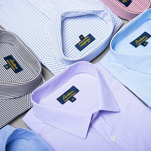 Áo Sơ Mi Nam Công Sở Trung Niên Thương Hiệu Anton Dài Tay Vải Cotton Tím Chấm Bi – AC156 | BigBuy360 - bigbuy360.vn
