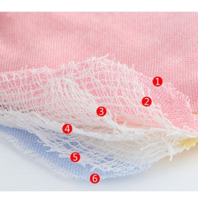 Chăn ủ xô khăn tắm sợi tre aiden 6 lớp có mũ