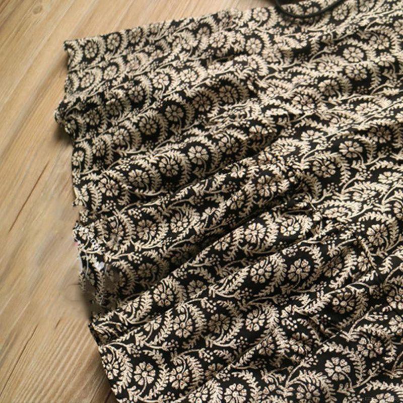 Đầm xòe in họa tiết hoa lá xinh xắn dành cho bé gái