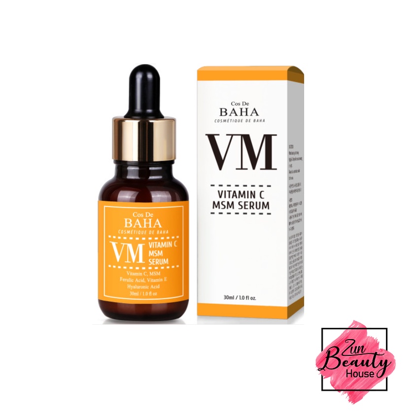 Serum vitaminC da nhạy cảm COS DE BAHA VM VITAMINC MSM SERUM 30ml