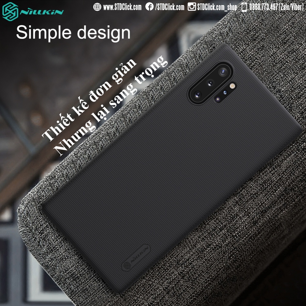 ỐP LƯNG SAMSUNG NOTE 10 PLUS - NOTE 10 PLUS 5G NILLKIN NHỰA CỨNG CHÍNH HÃNG