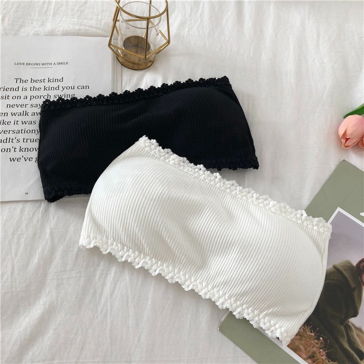 [RẺ VÔ ĐỊCH] Áo bra ren nữ len tăm không dây thể thao nâng ngực -Áo bralette cotton mềm không gọng mút mỏng cài sau Y24