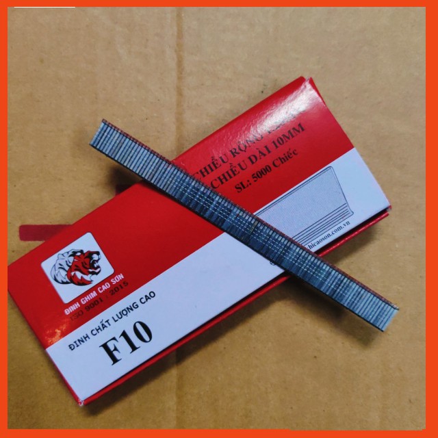 Đinh F công nghiệp - đinh F10 Cao Sơn, hàng chuyên dụng cho súng đinh hơi