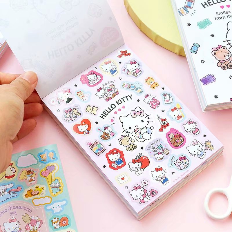 Sổ Ghi Chú In Họa Tiết Hoạt Hình Sanrio Dễ Thương Nhỏ Gọn