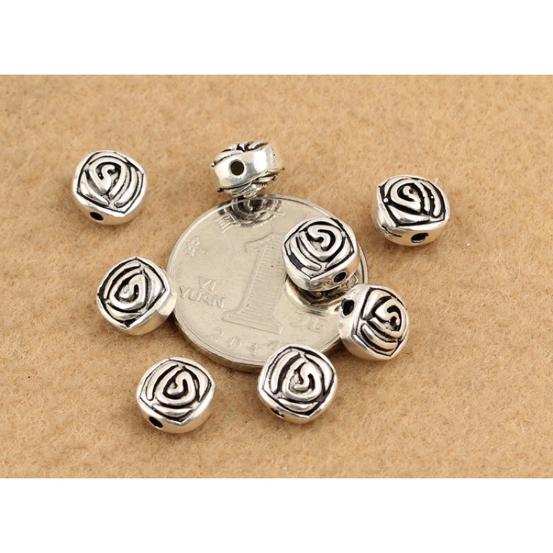 Charm bạc hoa hồng - MH689