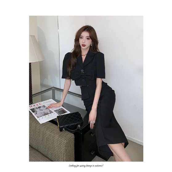 SET ÁO CROTOP CHÂN VÁY DÀI