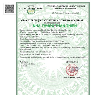 Viên uống bổ sung sắt Fertavit
