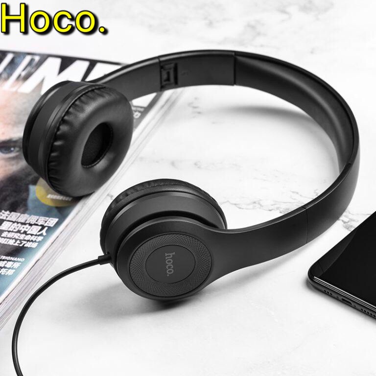 Tai Nghe headphone Chơi Game HOCO W21, Tai Nghe Chụp Tai Có Dây, Có Micro Và Xbox PS4, Máy tính