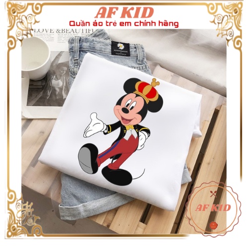 Áo thun cho bé - Áo phông cộc tay Mickey Couple siêu xinh cho bé trai, bé gái 6-18kg