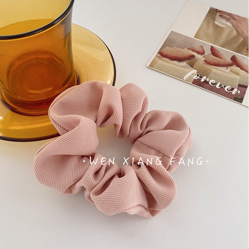 Dây buộc tóc phong cách Hàn Quốc ngọt ngào
