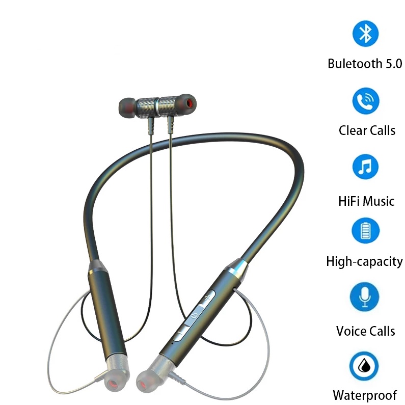 Tai Nghe Không Dây YD08 TWS Tai Nghe Nhét Tai Bluetooth 5.0 Thể Thao Chống Nước Chống Giật Lag Chơi Game 20h Liên Tục