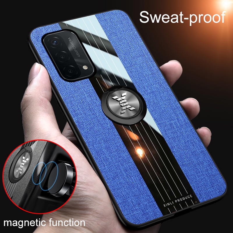 ốp điện thoại Chống Mồ Hôi Có Nhẫn Đỡ 3c Cho Oppo A7 A72 A92 A93 2020 A94 A83 A91 A73 A75 A39 A57 A55 F15 | BigBuy360 - bigbuy360.vn