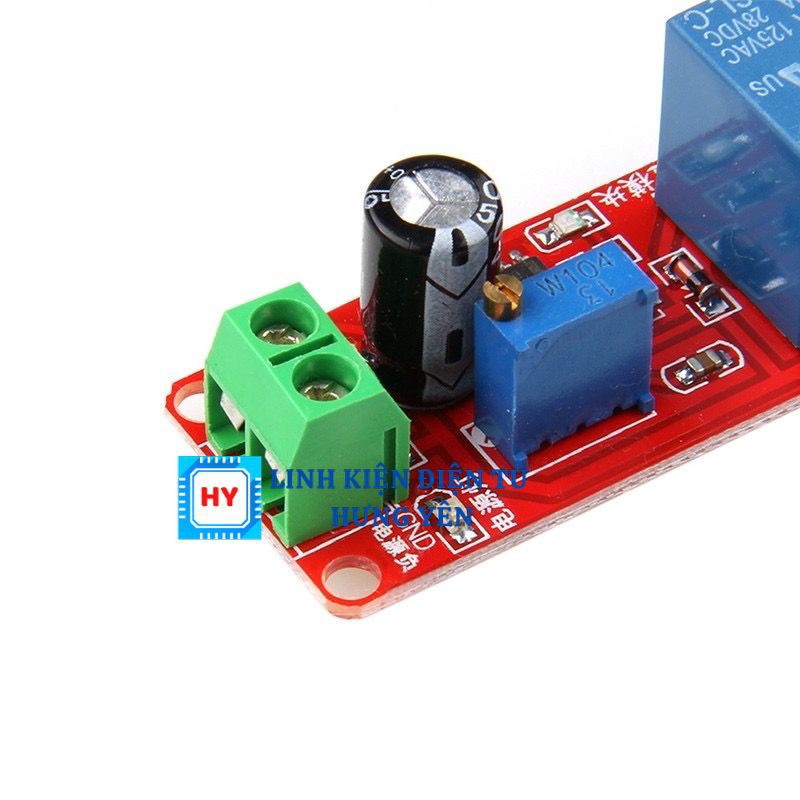 Mạch Tạo Thời Gian Trễ Đóng Ngắt Relay NE555 5V - 12V Linh kiện điện tử Hưng Yên