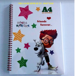 SỔ LÒ XO A4 200 TRANG - DUC LOI NOTEBOOK