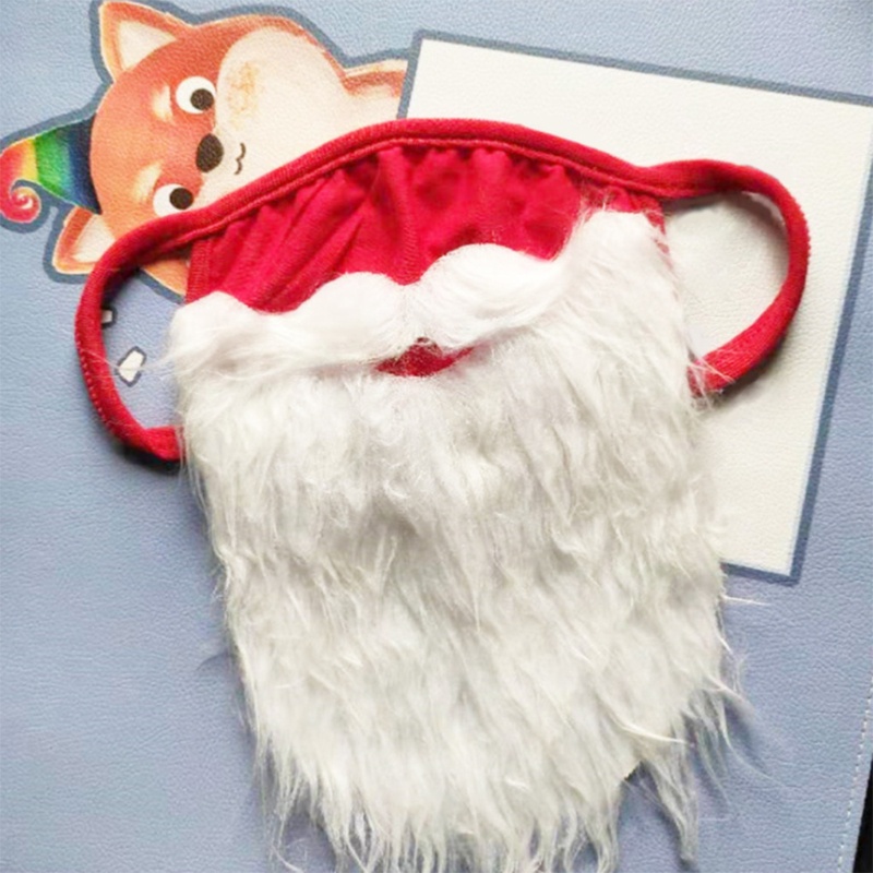 Râu Giả Hóa Trang Ông Già Noel Vui Nhộn Cho Dịp Giáng Sinh / Năm Mới